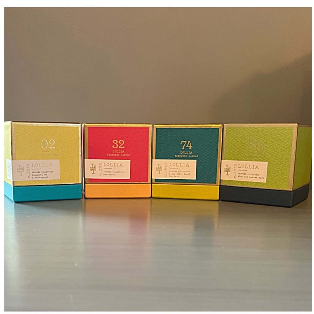 MARGOT ELENA LOLLIA Poetic License CANDLES #2 #32 #74 #85 All DISCONTINUED & HTF